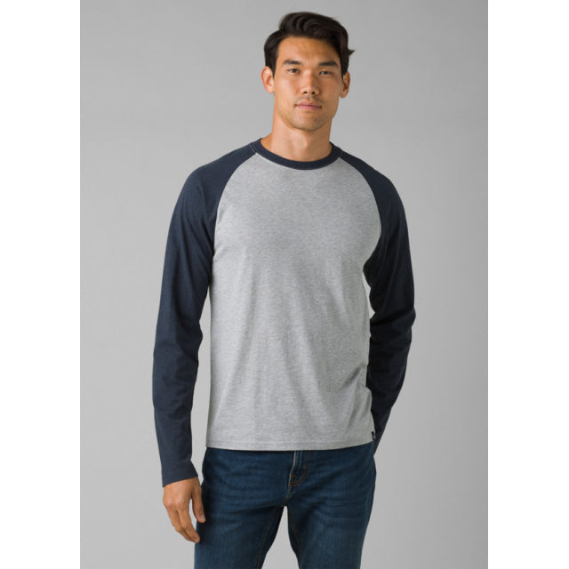 Prana Men's prAna Baseball Raglan Medium Heather Grey