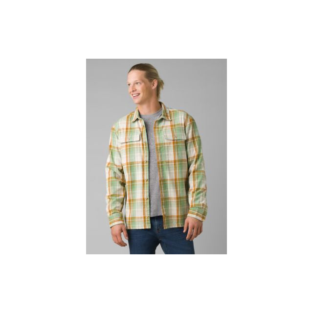 Prana Men's Glover Park Lined Flannel Sandwashed