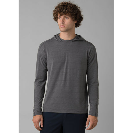 Prana Men's Watchtower Long Sleeve Hoodie Castlerock