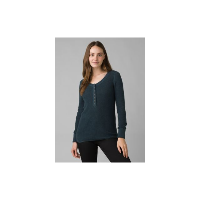 Prana Women's Milani Henley Dark Sky