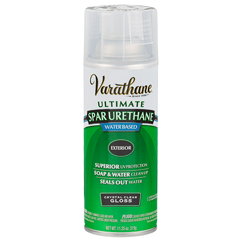 VARATHANE 11.25 OZ Ultimate Spar Urethane Water Based Spray - Clear Gloss