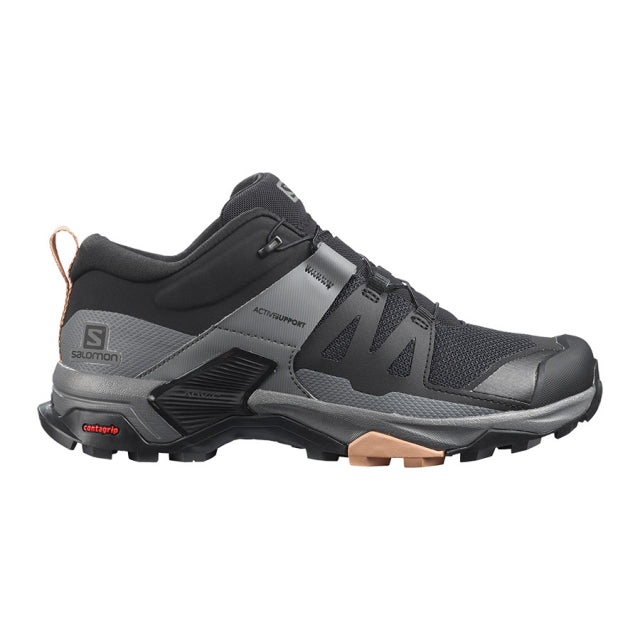 Salomon Women's X Ultra 4 Black/Grey/Pink