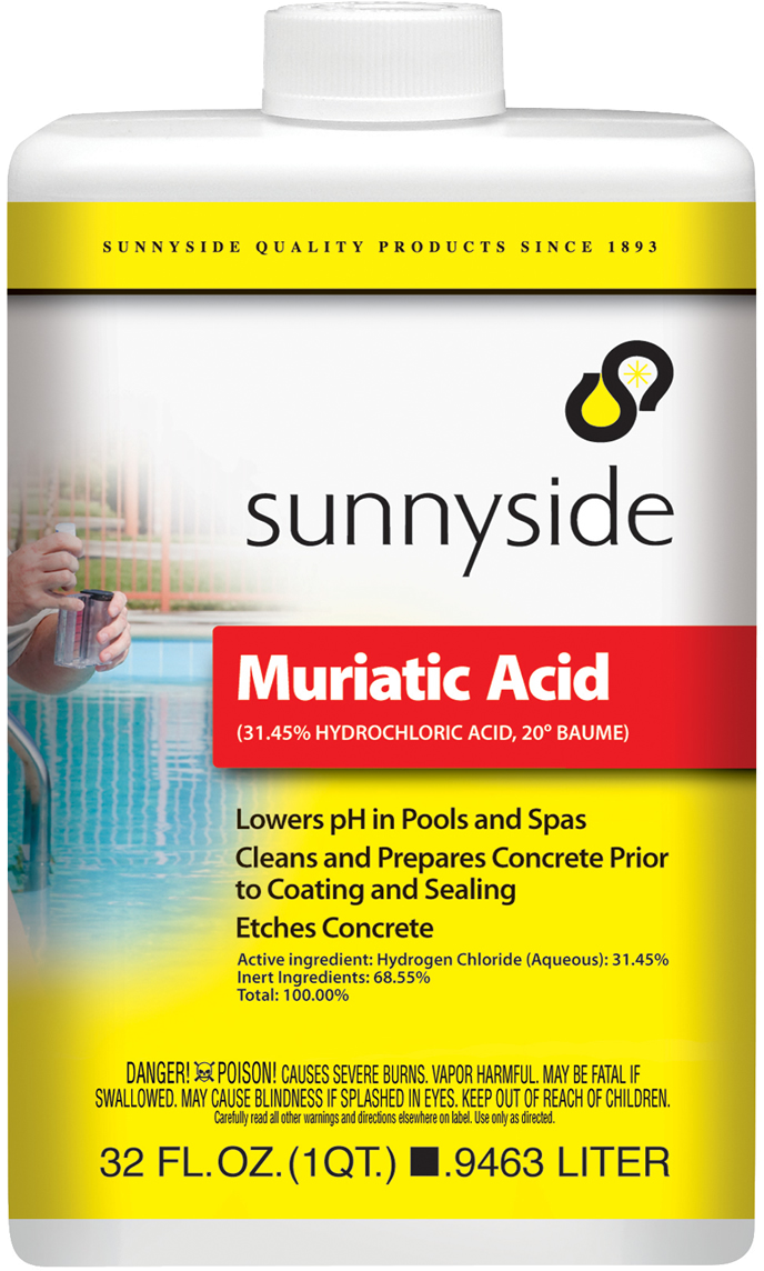 SUNNYSIDE Muriatic Acid - QUART QT