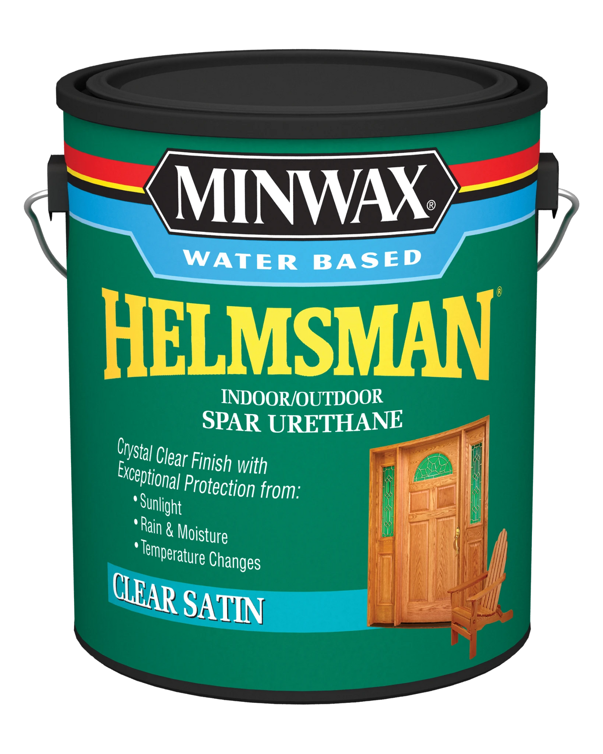 Minwax Water Based Helmsman Indoor/Outdoor Spar Urethane Finish GAL - SATIN - CLEAR CLEAER /  / SATIN