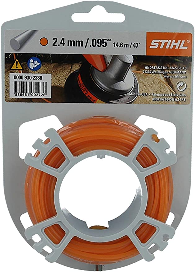 Stihl Trimmer Line, Polymer, .095in x 47ft