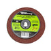 Forney Resin Fibre Sanding Disc, Aluminum Oxide, 4-1/2 in x 7/8 in Arbor, 50 Grit / 50G