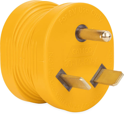 Camco PowerGrip Adapter, 30AM to 15AF 30/15A