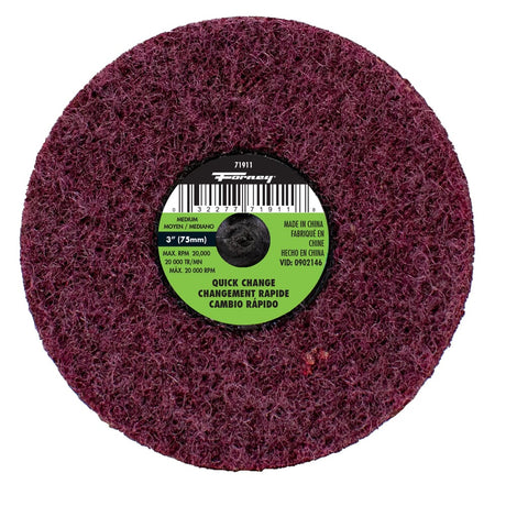 Forney Surface Prep Pad, 3 in (Medium Grit)