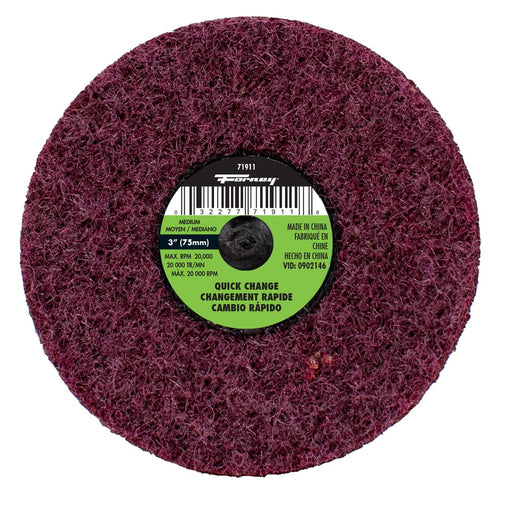 Forney Surface Prep Pad, 3 in (Medium Grit)