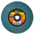 Forney Double Sided Flap Disc, 60/120 Grits, 4-1/2 in / 60120GRIT