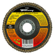 Forney Curved Edge Flap Disc, 4-1/2 in x 7/8 in, 60 Grit / 60G