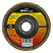 Forney Curved Edge Flap Disc, 4-1/2 in x 7/8 in, 80 Grit / 80G