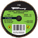 Forney Quick Change Flap Disc, 80 Grit, 3 in / 80GRIT