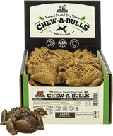 Red Barn Chew-A-Bulls Dog Treat, Large, Toad Shape