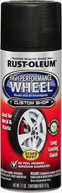 RUST-OLEUM 11OZ High Performance Wheel Spray Paint - Black BLACK