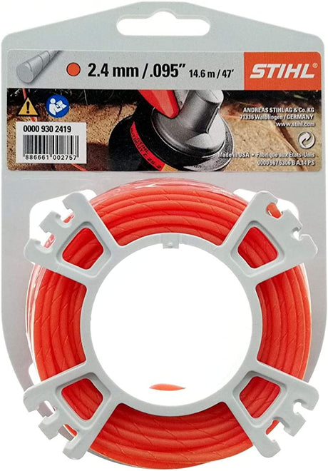 Stihl Trimmer Line, Quiet, .095in x 47ft