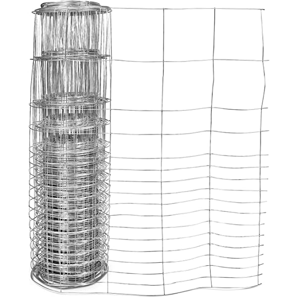 Garden Zone 28in x 25ft Galvanized Rabbit Guard