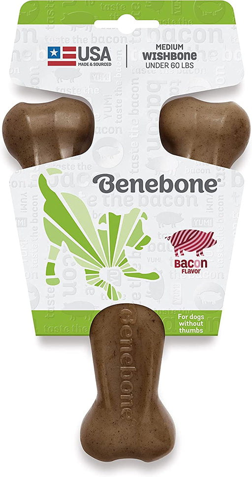 Benebone Wishbone, Bacon, Medium BACON