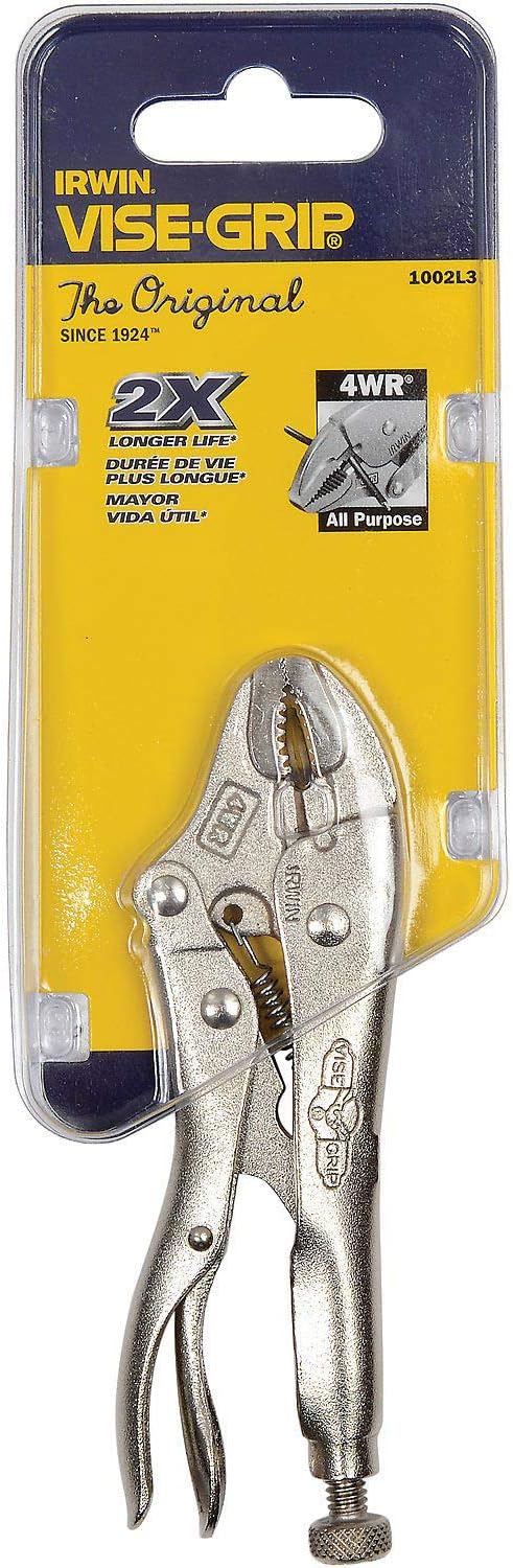 IRWIN INDUSTRIAL TOOL Vise-Grip 4 in. Curved Jaw Locking Pliers 4IN