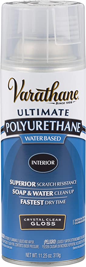 VARATHANE 11.25 OZ Water-Based Interior Polyurethane Spray - Clear Gloss