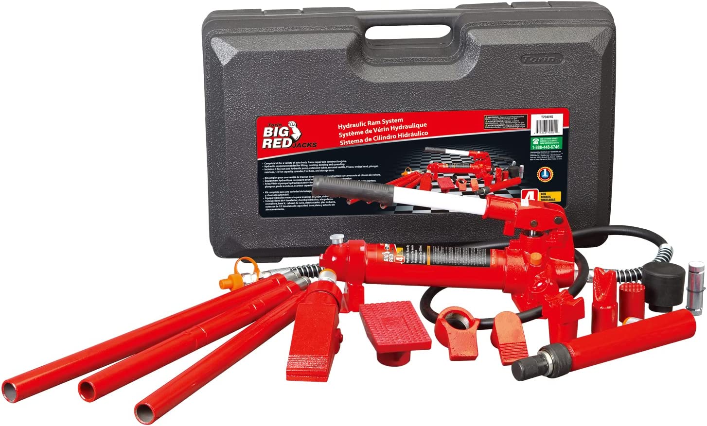 Torin Big Red 4 Ton Portable Hydraulic Ram