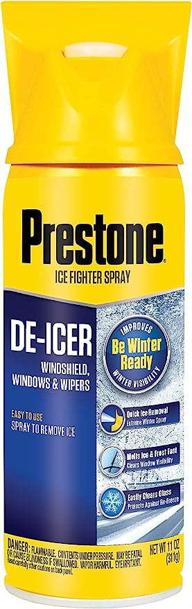 Prestone Windshield De-Icer, 11oz