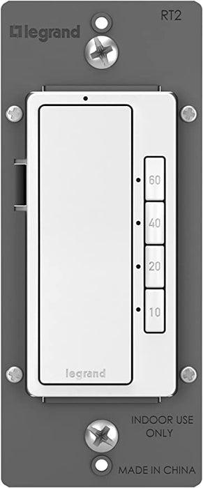 Pass & Seymour 60 Minute Timer Light Switch, White