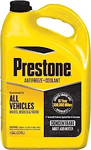 Prestone All Vehicle Antifreeze + Coolant Concentrate, 1 Gallon