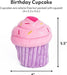 Zippy Paws Cupcake Dog Toy, Pink & Purple PINK