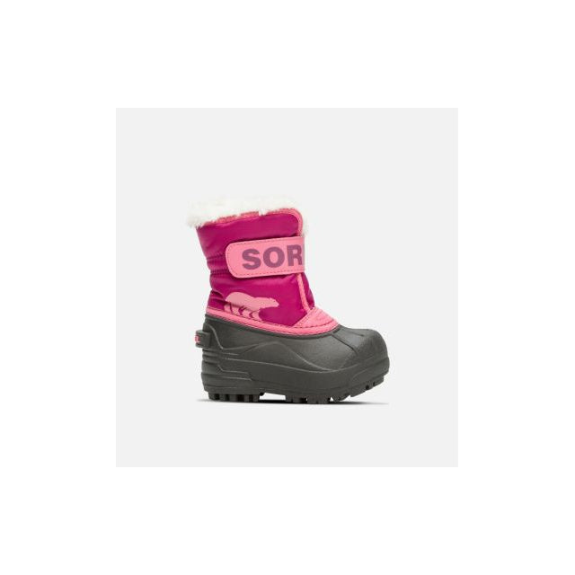 Sorel Toddler Snow Commander Tropic Pink, Deep Blush