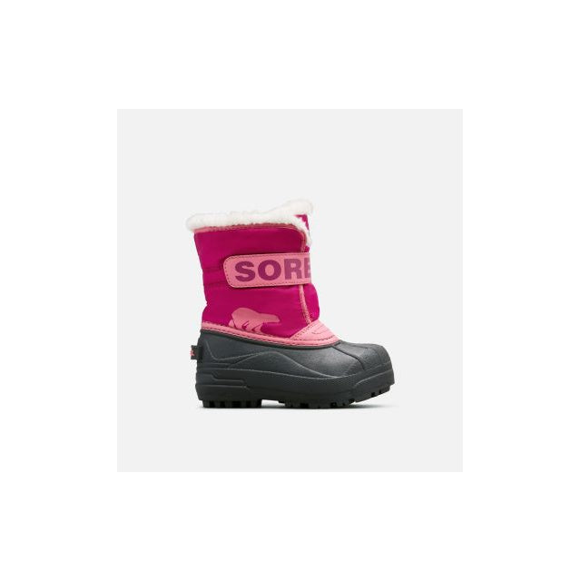 Sorel Youth Unisex Little Childrens Snow Commander Tropic Pink, Deep Blush