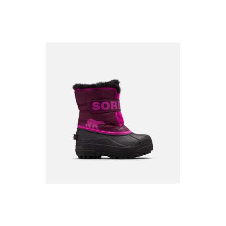 Sorel Youth Unisex Little Childrens Snow Commander Purple Dahlia, Groovy Pink