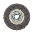 Forney Command PRO Wire Wheel, Crimped, 4 in x .014 in x 5/8 in-11