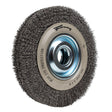 Forney Command PRO Wire Wheel, Crimped, 8 in x .014 in x 1/2 in - 5/8 in