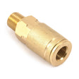 Forney Tru-Flate Style Coupler, 1/4 in x 1/4 in MNPT TF / 1/4X1/4MNPT