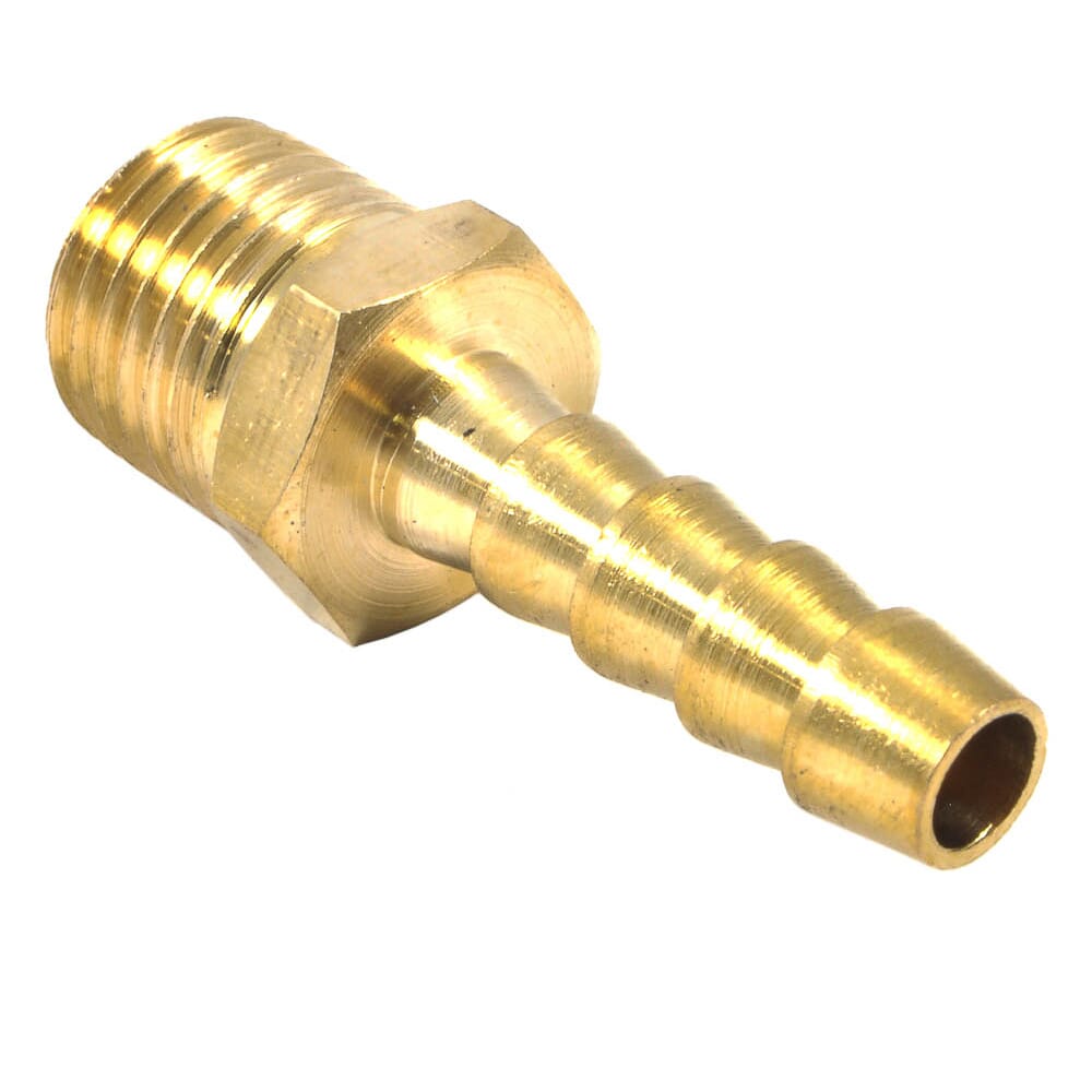 Forney Hose End, 1/4 in - 1/4 in MNPT