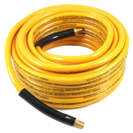 Forney PVC Air Hose, Yellow, 1/4 in x 50ft