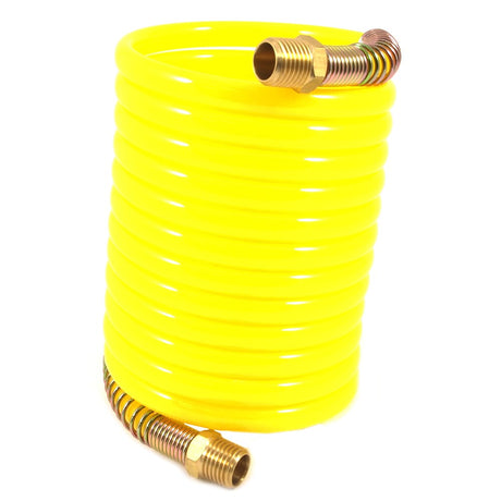 Forney Recoil Air Hose, Yellow, 1/4 in x 12ft