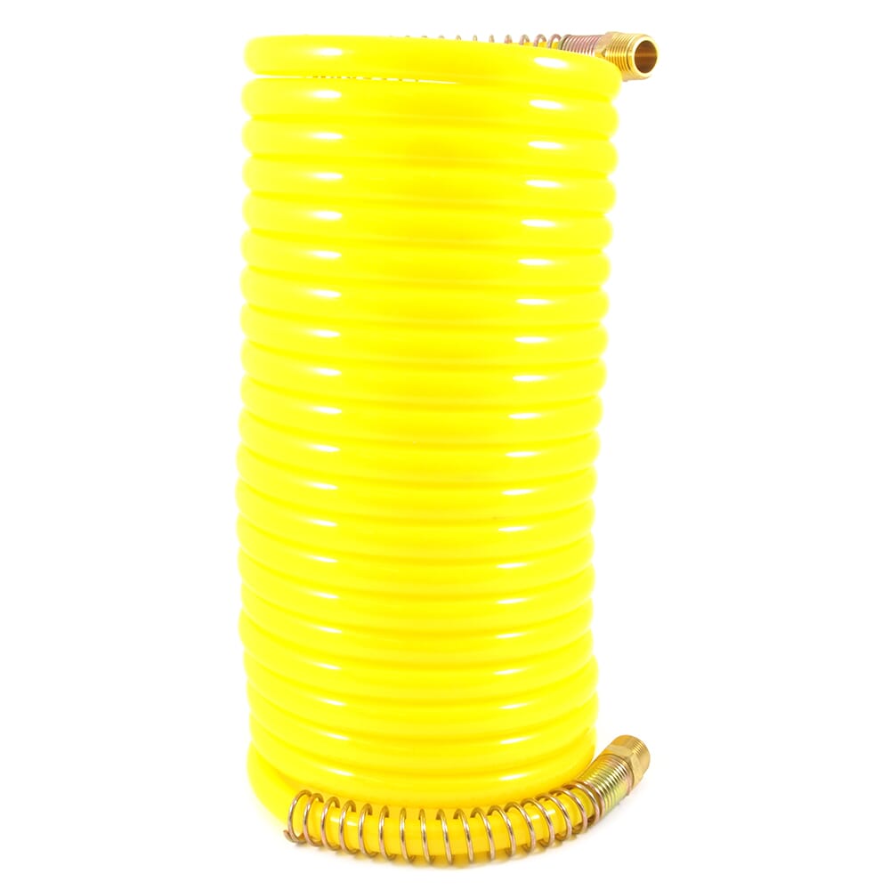 Forney Recoil Air Hose, Yellow, 3/8 in x 25ft