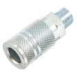 Forney Ind/Milton Style Coupler, 3/8 in x 3/8 in MNPT IM / 3/8X3/8MNPT