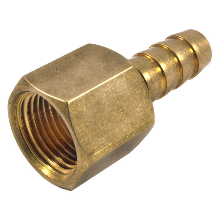 Forney Female Hose End, 3/8 in Hose x 3/8 in FNPT