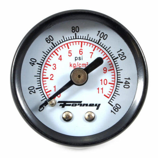 Forney Pressure Gauge, 1-1/2 in with 1/8 in NPT / 0/160PSI