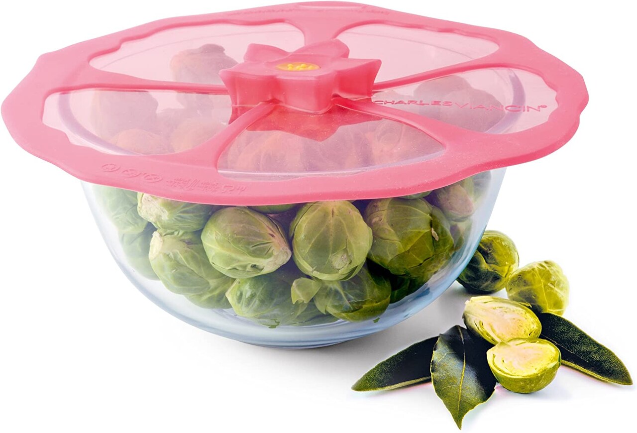 Charles Viancin Hibiscus Silicone Lids