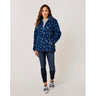 Carve Designs Women's Westport Jacquard Tunic Navy Leopard