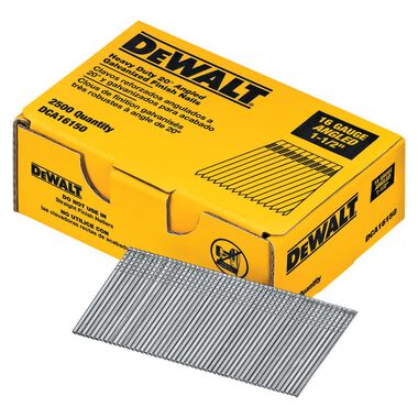 Dewalt 1-1/2 IN. 20 Degree 16 Gauge Finishing Nails - 2500 PACK / 16GA