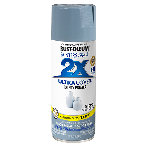 RUST-OLEUM 12 OZ Painter's Touch 2X Ultra Cover Gloss Spray Paint - Gloss Solstice Blue SOLSTICE_BLUE /  / GLOSS