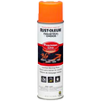 RUST-OLEUM 17 OZ M1600 System SB Precision Line Marking Paint - Fluorescent Orange FLORORG