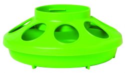 Miller MFG 1 Quart Plastic Feeder Base APPLEGREEN