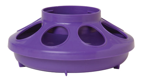 Miller MFG 1 Quart Plastic Feeder Base PURPLE