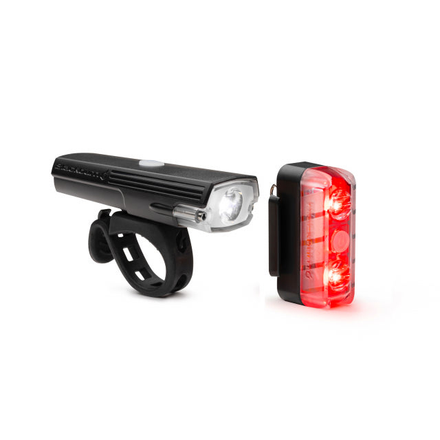 Blackburn Design Dayblazer 550 Front + Dayblazer 65 Rear Light Set Black